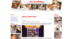 Desktop Screenshot of der-erotikblog.com